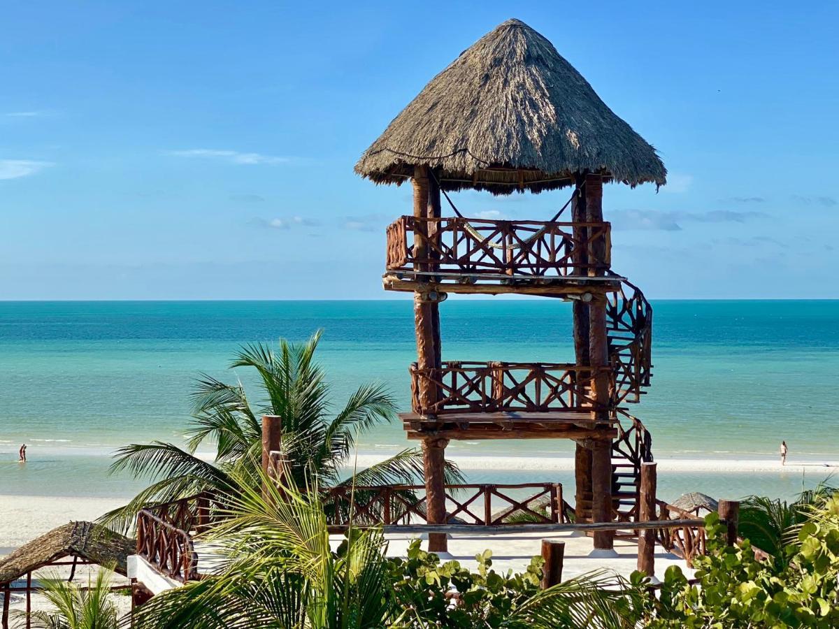 Isla Holbox 太阳棕榈屋旅馆酒店 外观 照片