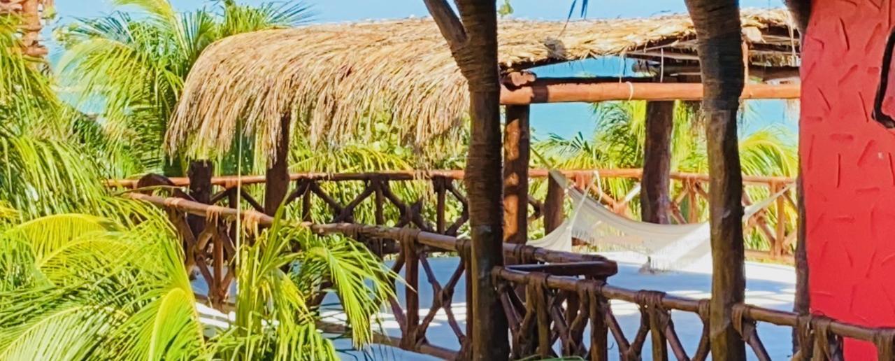 Isla Holbox 太阳棕榈屋旅馆酒店 外观 照片