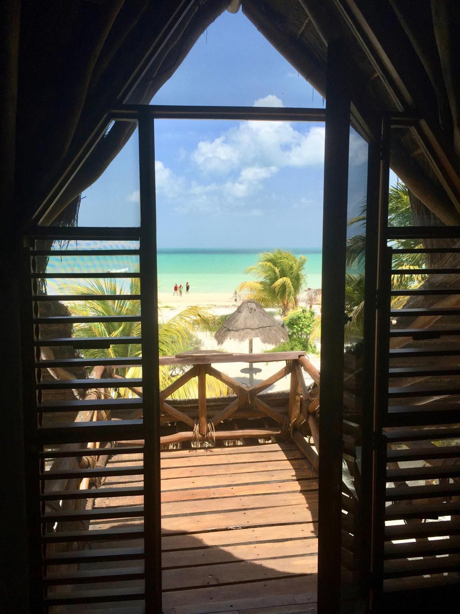 Isla Holbox 太阳棕榈屋旅馆酒店 客房 照片