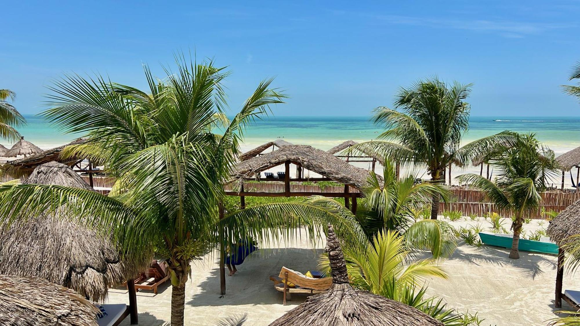 Isla Holbox 太阳棕榈屋旅馆酒店 外观 照片