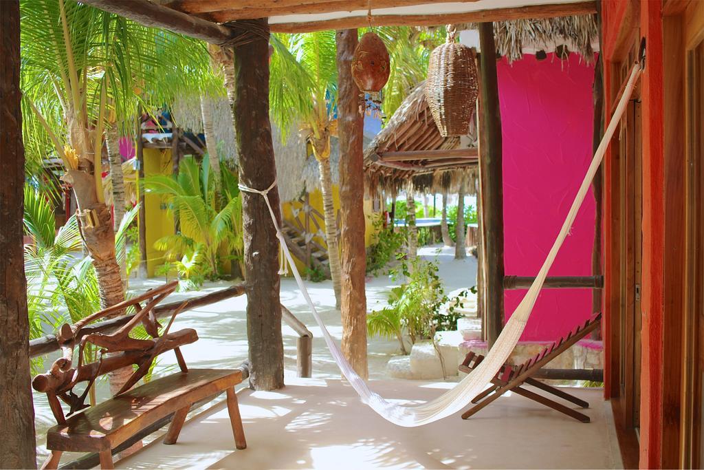 Isla Holbox 太阳棕榈屋旅馆酒店 外观 照片