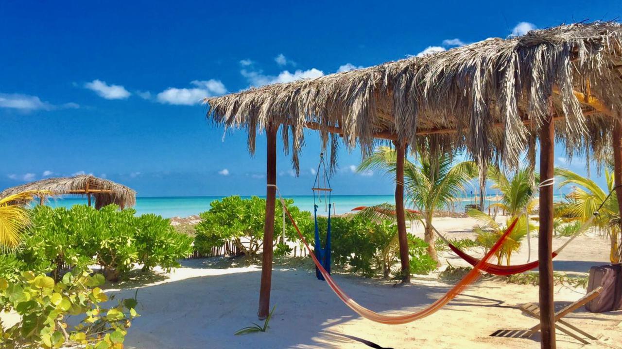 Isla Holbox 太阳棕榈屋旅馆酒店 外观 照片