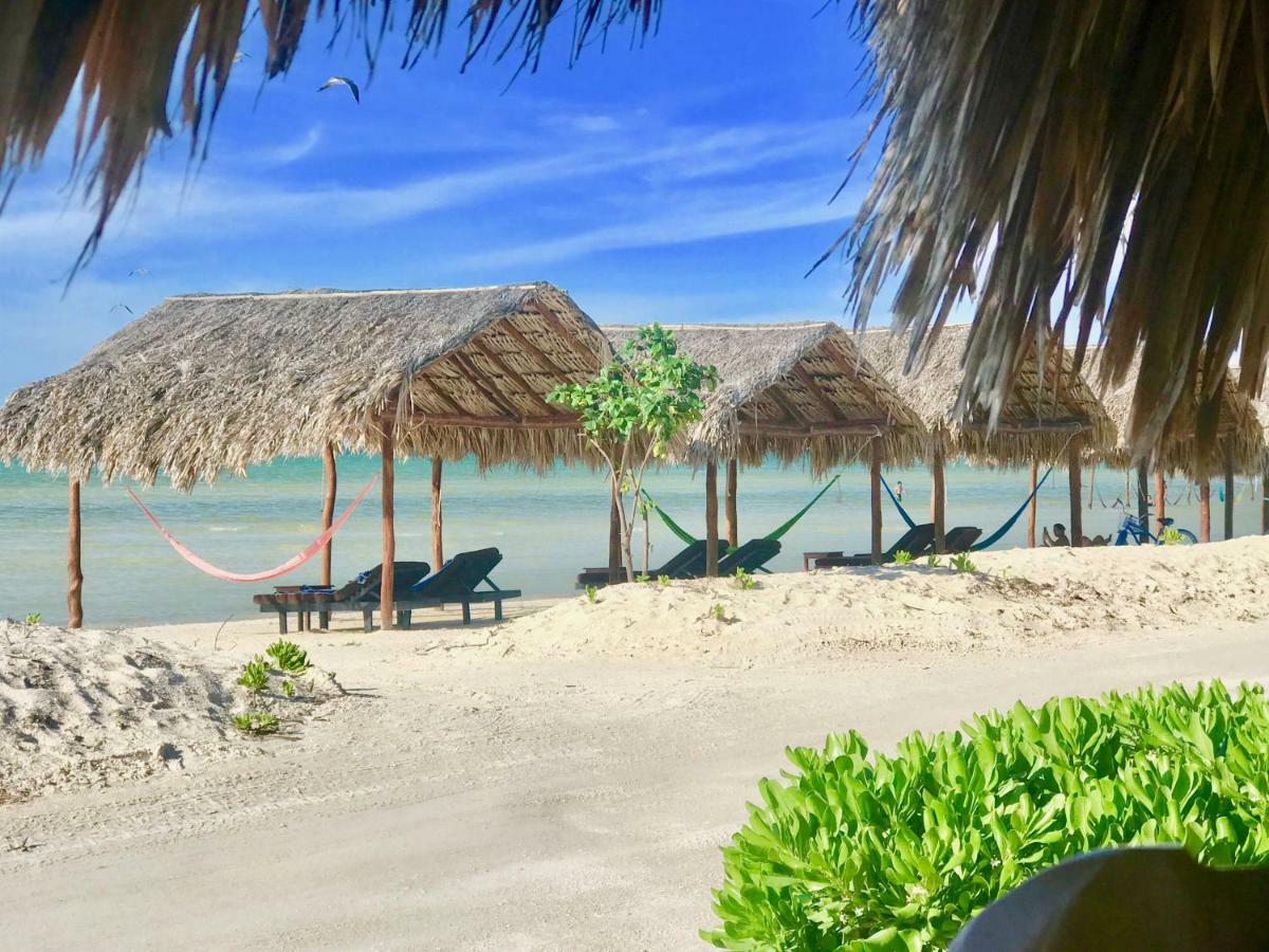 Isla Holbox 太阳棕榈屋旅馆酒店 外观 照片