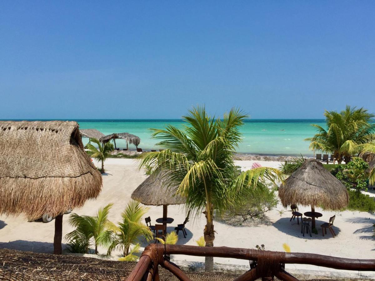 Isla Holbox 太阳棕榈屋旅馆酒店 客房 照片